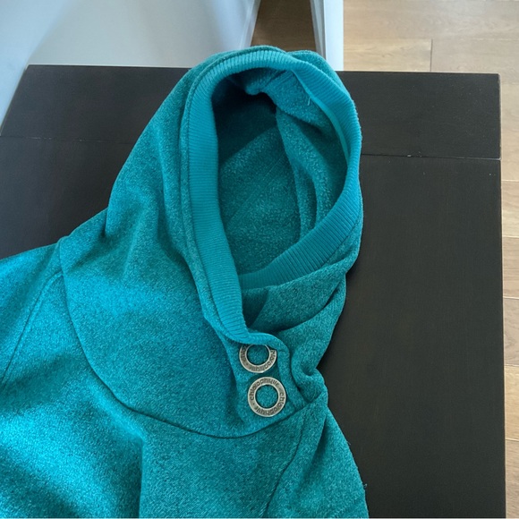 Turquoise chlorophylle hoddie - Picture 3 of 5